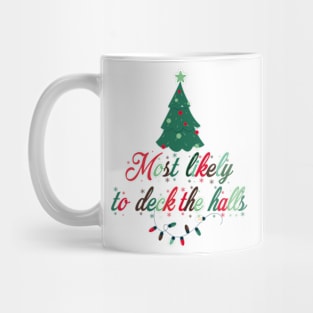 Most likely to deck the halls Mug